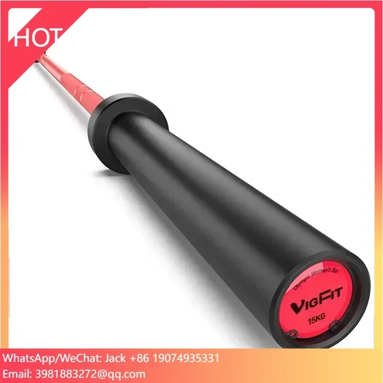 15kg and 20kg Colored Cerakote Barbells Weight Lifting Barbell Powerlifting Bar For Strength Training