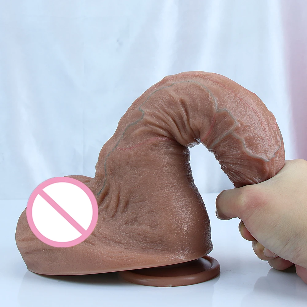 Big Penis Realistic Dildo Thrusting Sexy Tools Silicone Suction Cup Female Masturbator Dick Adult Anal Sex Toys New Product Shop