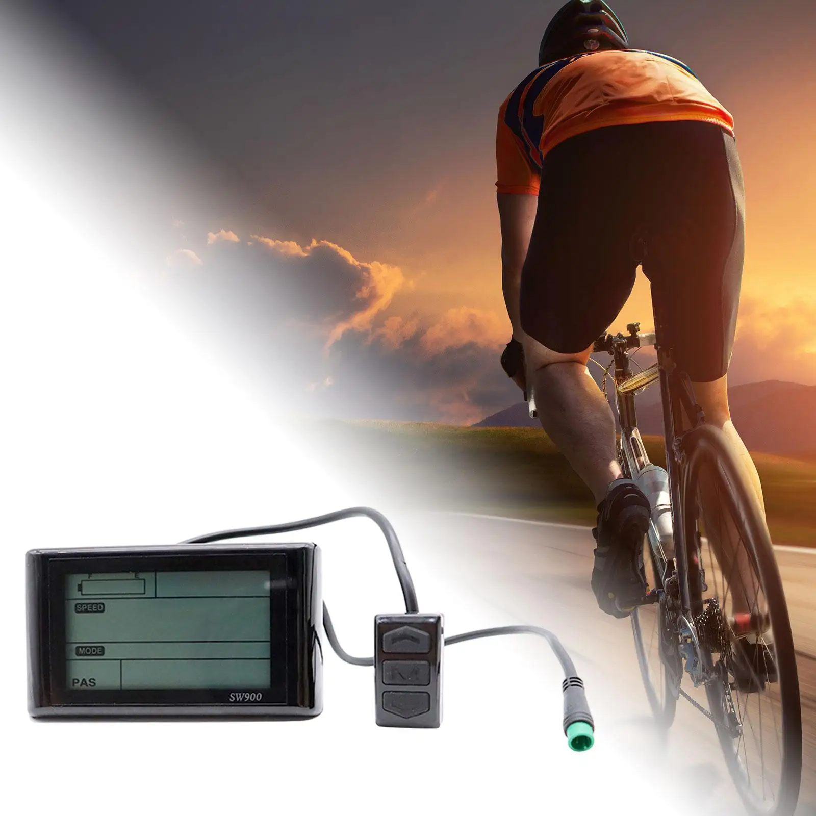 

Bike Computer Lightweight Portable Average Speed Maximum Speed Bike Odometer