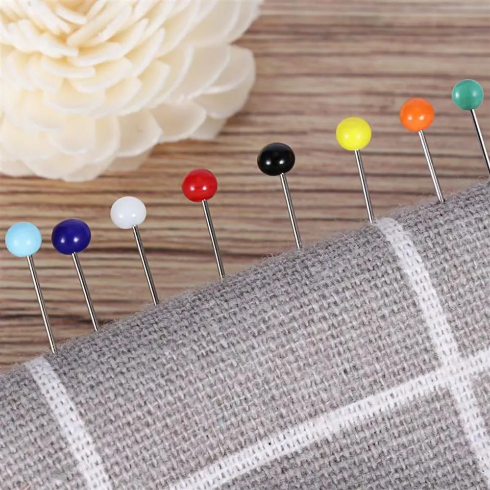 

DIY Safety Stitch Glass Head Bead Fixed Sewing Needles Dressmaking Pins Safety Pin Knitting Pin