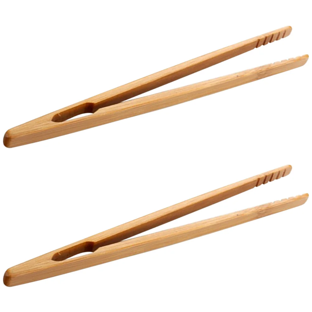 2 Pcs Tweezers Kids for Fine Motor Wooden Practical Tongs Skills Toys