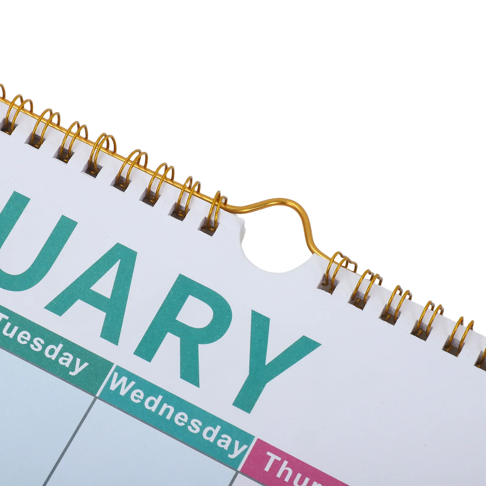 

Офисный настенный календарь на 18 месяцев 2026-2027 (Jan 2026 - Jun 2027) Английский спиральный подвесной академический планировщик с крупными глобальными праздниками