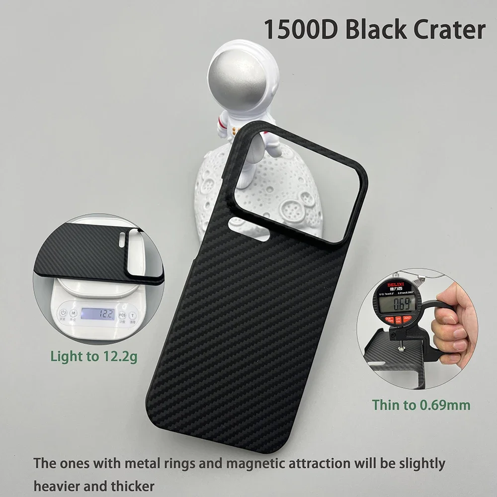 For Xiaomi 17 Pro Max Phone Case - Kevlar Aramid Fiber Xiaomi 17Pro Hard Shell Ultra-Thin Lightweight Magnetic Protection Cover