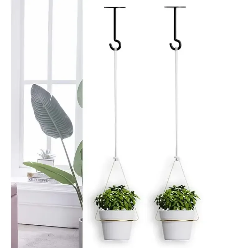 for Heavy Duty Hanging Metal Plant Stand Wall Mounted Indoor Outdoor Flower Pot Holder Modern Decorative Garden Planter Rack