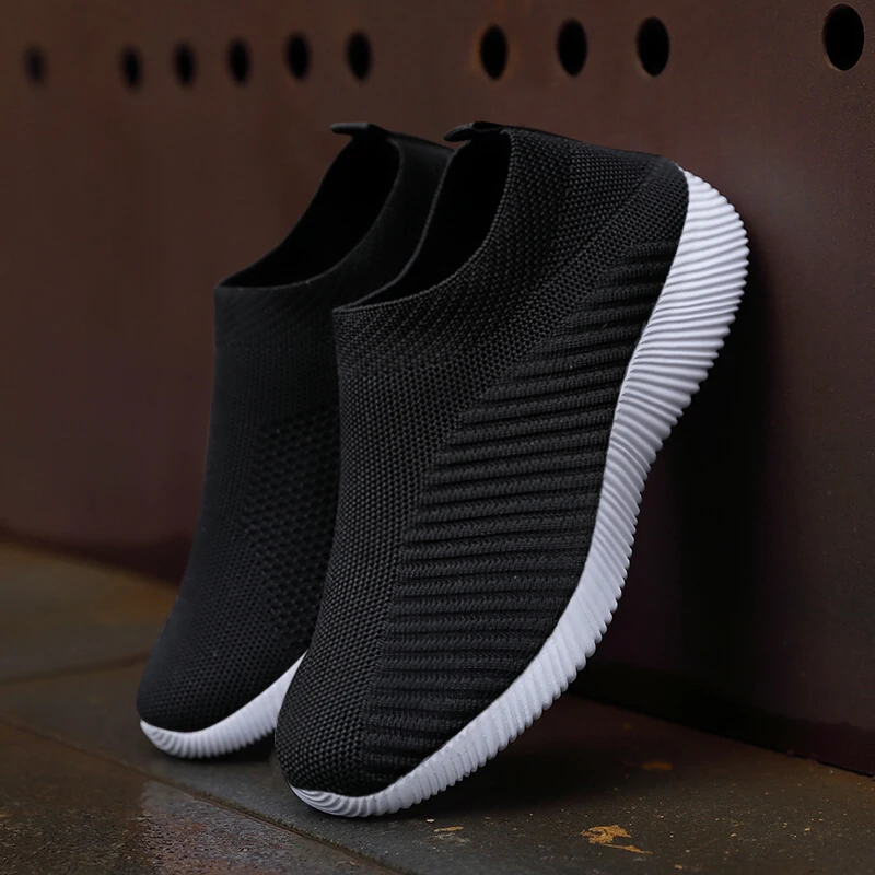 أحذية نسائية صيفية أحذية رياضية شبكية أحذية بدون كعب للسيدات بلون سادة للمشي في الهواء الطلق خفيفة الوزن منخفضة مقاس كبير 36-42 #6