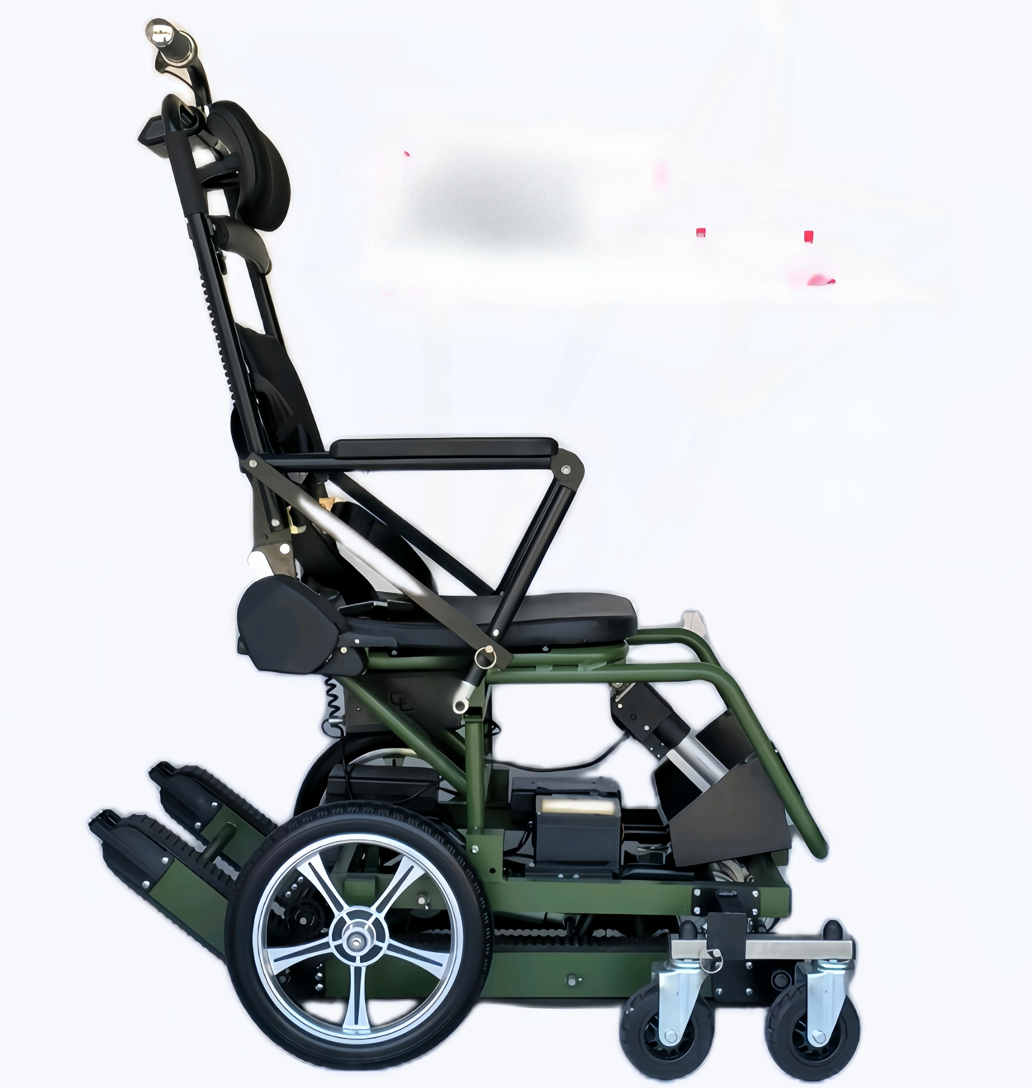 

Electric Climbing Wheelchair for Elderly People Folding Lightweight and Fully Automatic Crawler Climbing Machine Intelligent