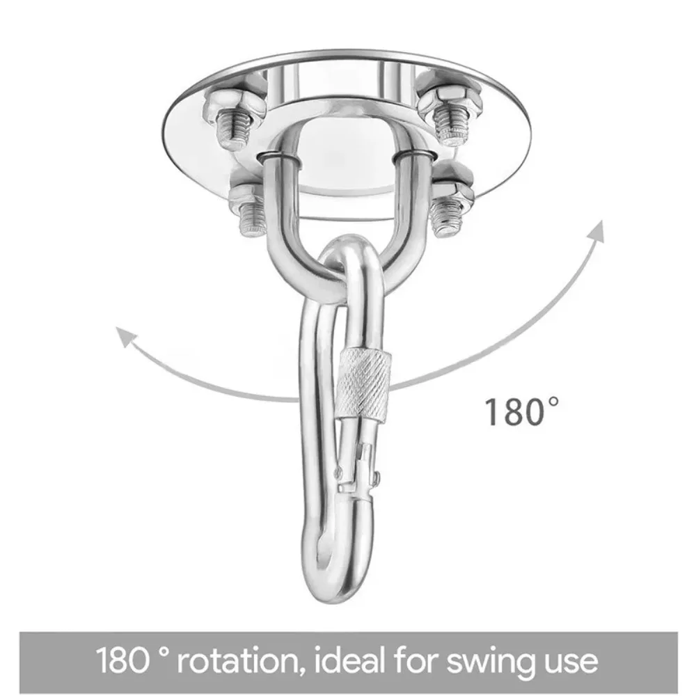 Stainless Steel Suspension Bracket Hammock Mount Ceiling Hook Anchor Hanger For Gym Training Aerial Yoga Sex Swing Hanging Kit