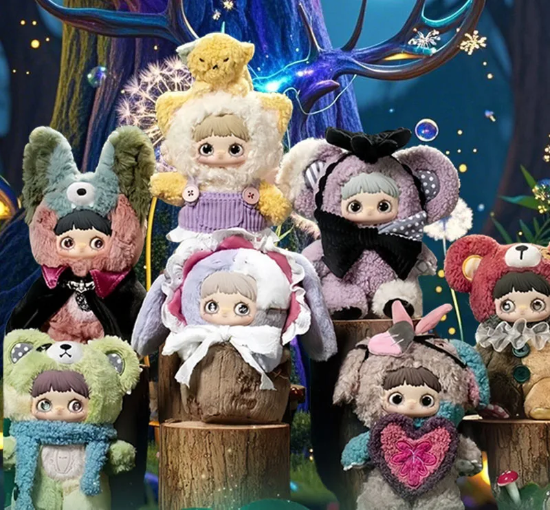 

Артикул, плюшевая слепая коробка, серия 4-го поколения, Twin Secret Realm, слепая коробка, милая плюшевая кукла, фигурка, сумка, аксессуары, подарки