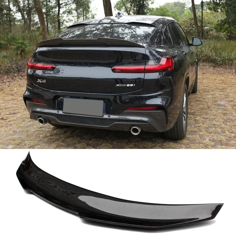 Spoiler per bauli in fibra di carbonio stile PS-OM per BMW X4 G02 25i 30