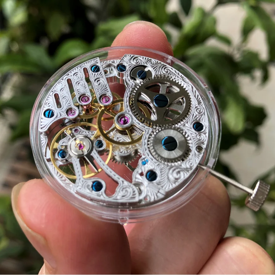 El movimiento esqueleto ST3600 Original reemplaza ETA6497 21600, reparación de cuerda manual y piezas de reparación de relojes de movimiento de repuesto