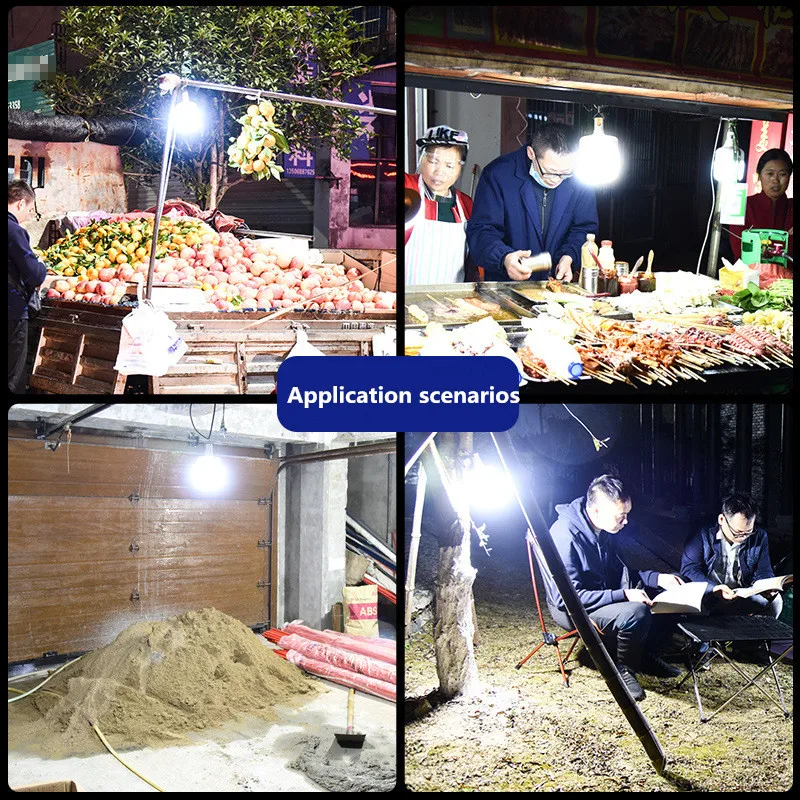 USB Rechargeable LED Bulbs Lantern Camping Light Outdoor Waterproof Tent Light Night Light Hanging Lights