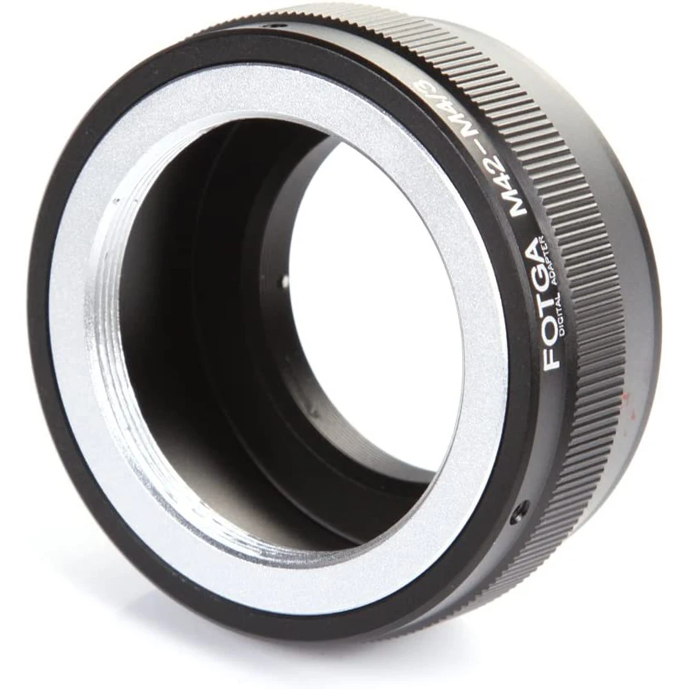 FOTGA  Focus Foto Adapter Ring for M42 42mm Screw Mount Lens to Olympus Pen and Panasonic Lumix MFT M4/3 Mount Mirrorless Camera