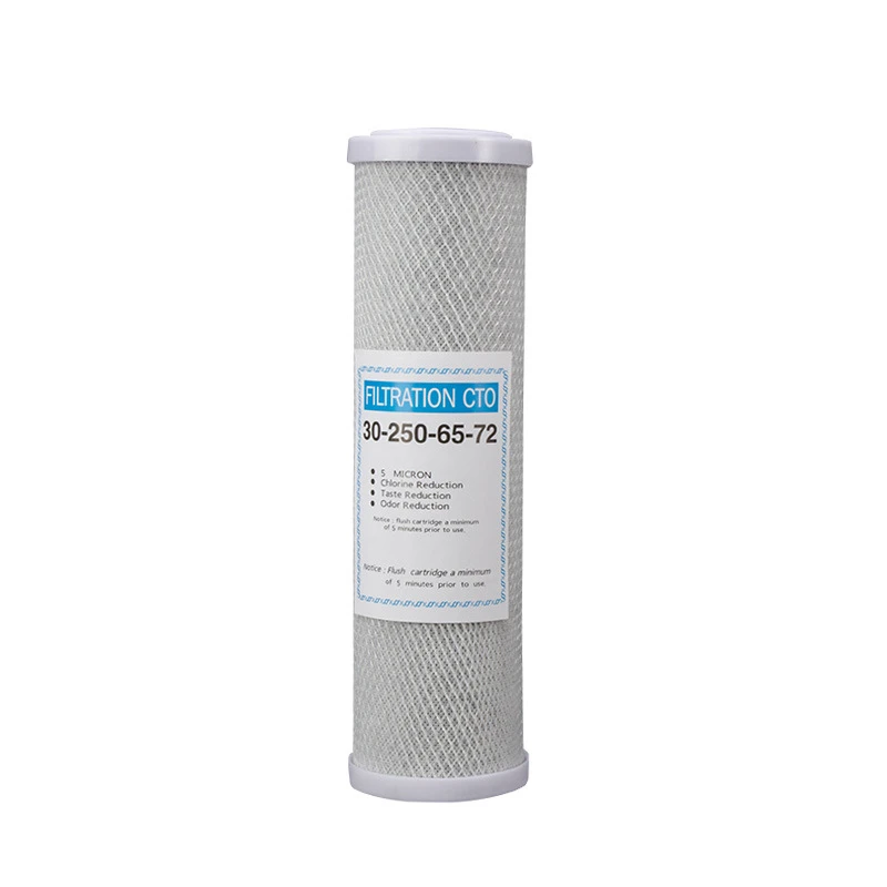 3 Levels PP Cotton Filter 10\'\' Water Purifier Filter UDF Granular Activated Carbon Filter CTO Compressed Carbon Reverse Osmosis