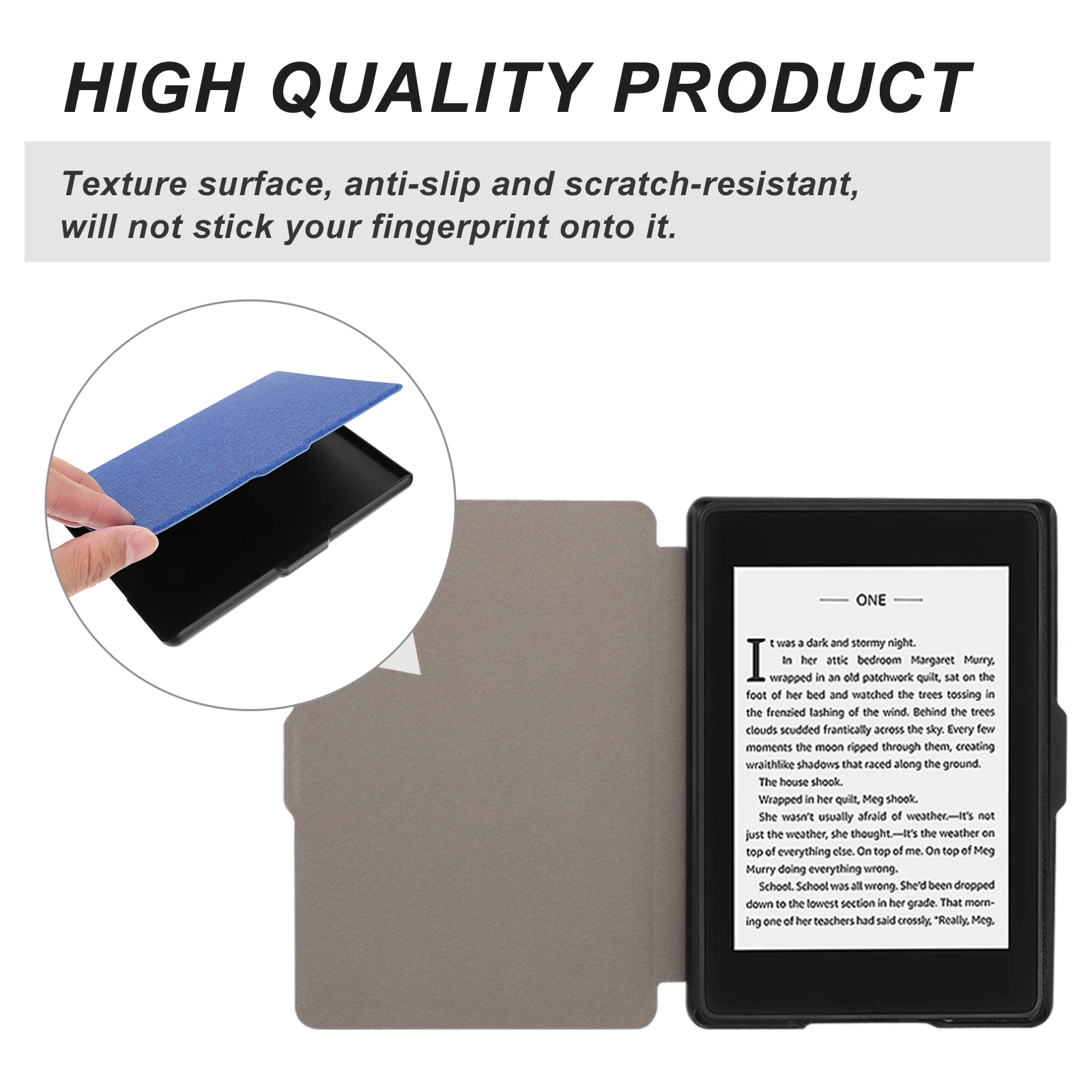 

Wake Protective Cover for Ebook Reader 8Th Compatible High Durability Anti Slip Wear Resistant Case