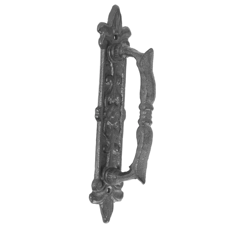 

European Retro Cast Iron Craft Door Handles For Garden/Courtyard Door Handle Decoration For Home Door