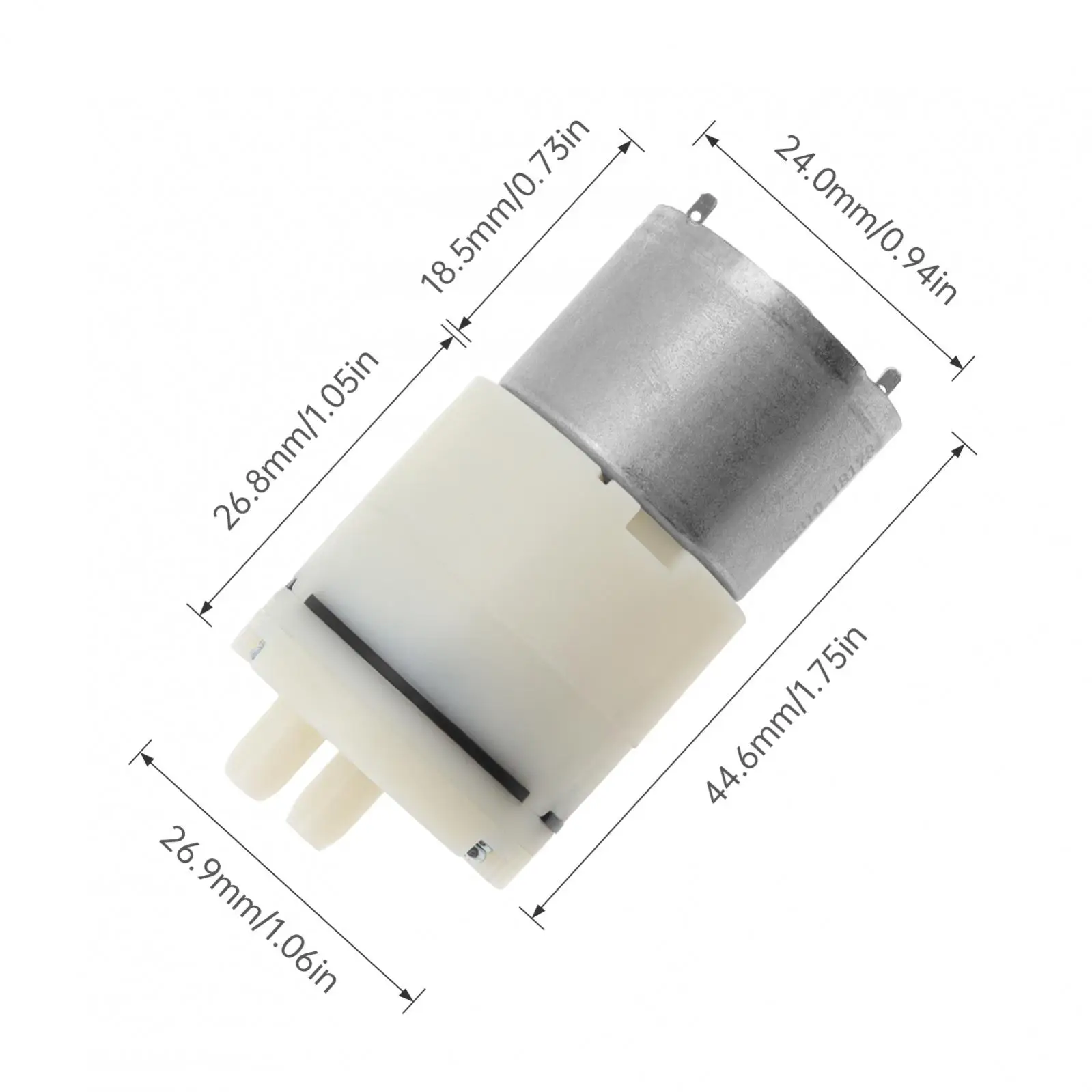 R310 محرك مضخة تفريغ الهواء مضخة الحجاب الحاجز مضخة الضغط السلبي الصغيرة لآلة الختم/مضخة الثدي محرك مضخة تفريغ صغيرة