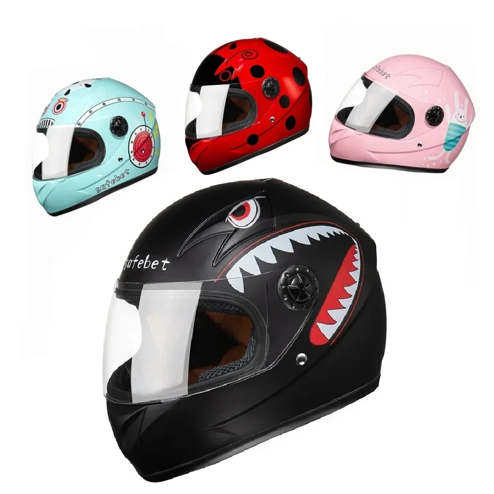 Children's Helmets Safety Protection Kids Child Scooter Helmets Cute Cartoon Electric Motorcycle bicycle Motocross 3-12Years Old