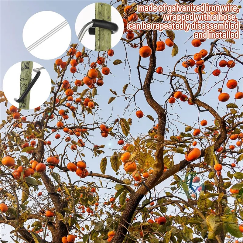 Abkp-mangueira de plástico enrolada espalhador de membros 24 peças árvores frutíferas 10 Polegada espalhador extrator de galhos de árvore, abridor de virilha