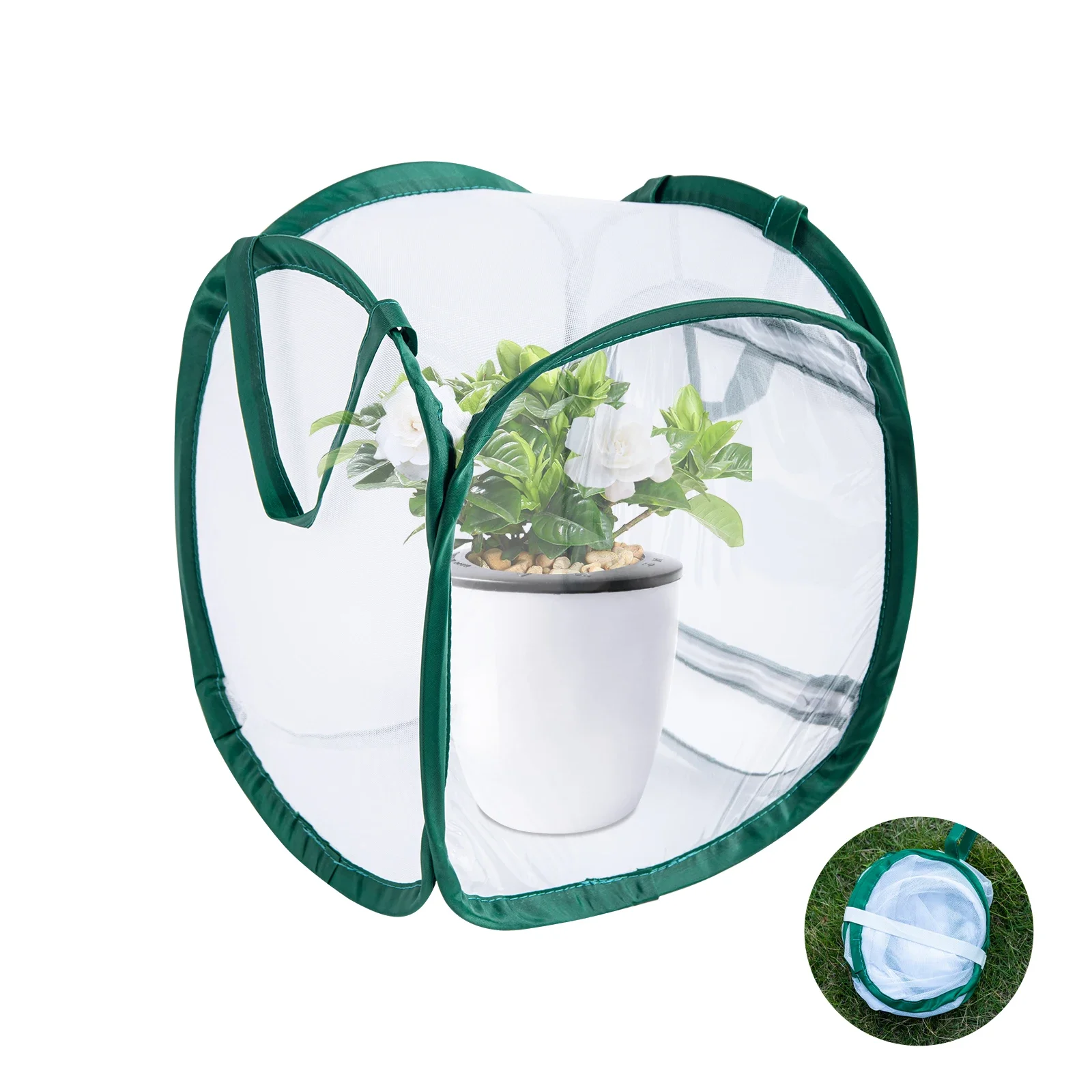 

Collapsible Insect Cage Butterfly Bird Net Transparent Incubator Bird Zipper Cages Stick Grid Breeding Cocoon Silkworm Boxes