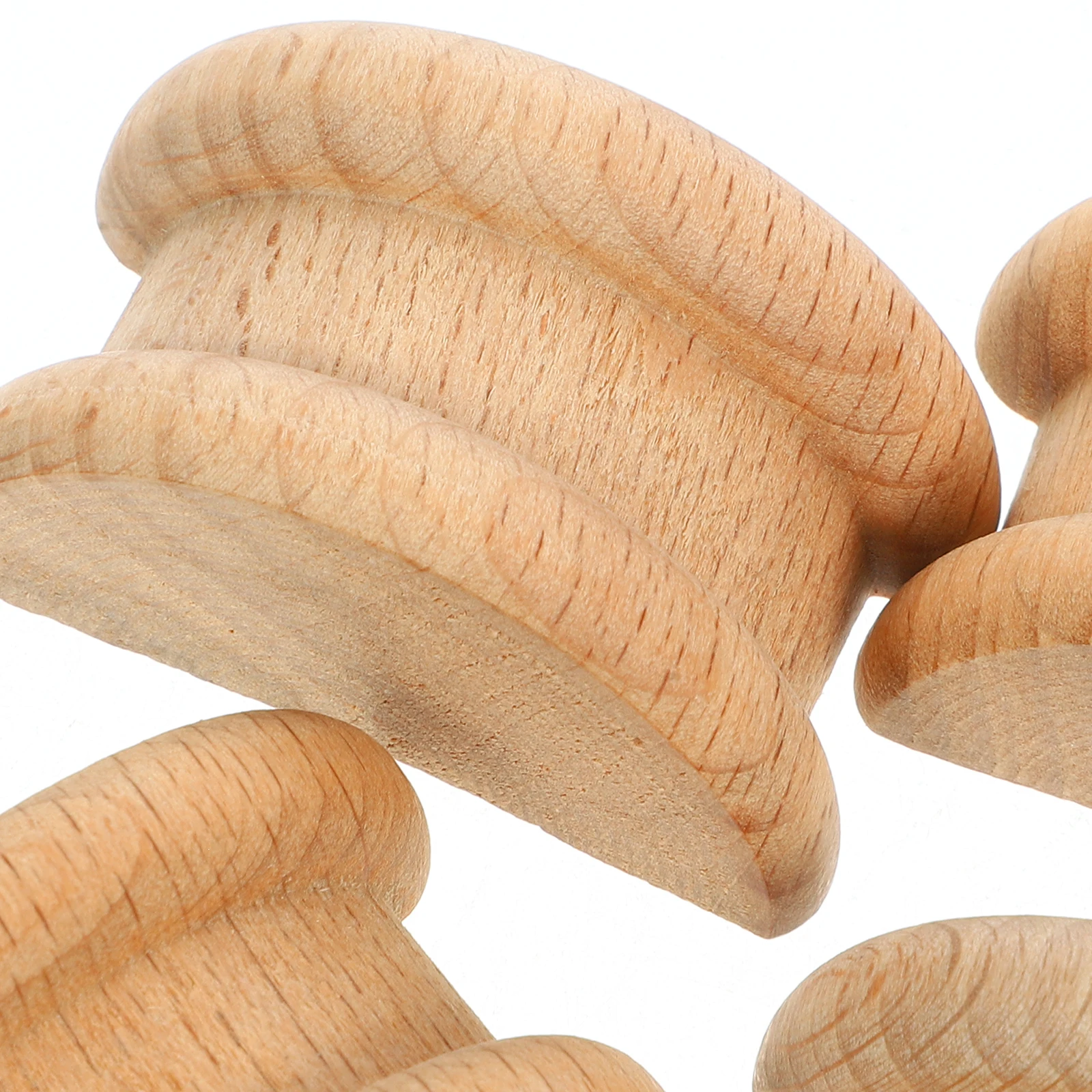 

4Pcs Decorative Applique Solid Wood Material Exquisite Design Suitable Furniture Fireplace Elegant Space Enhancement