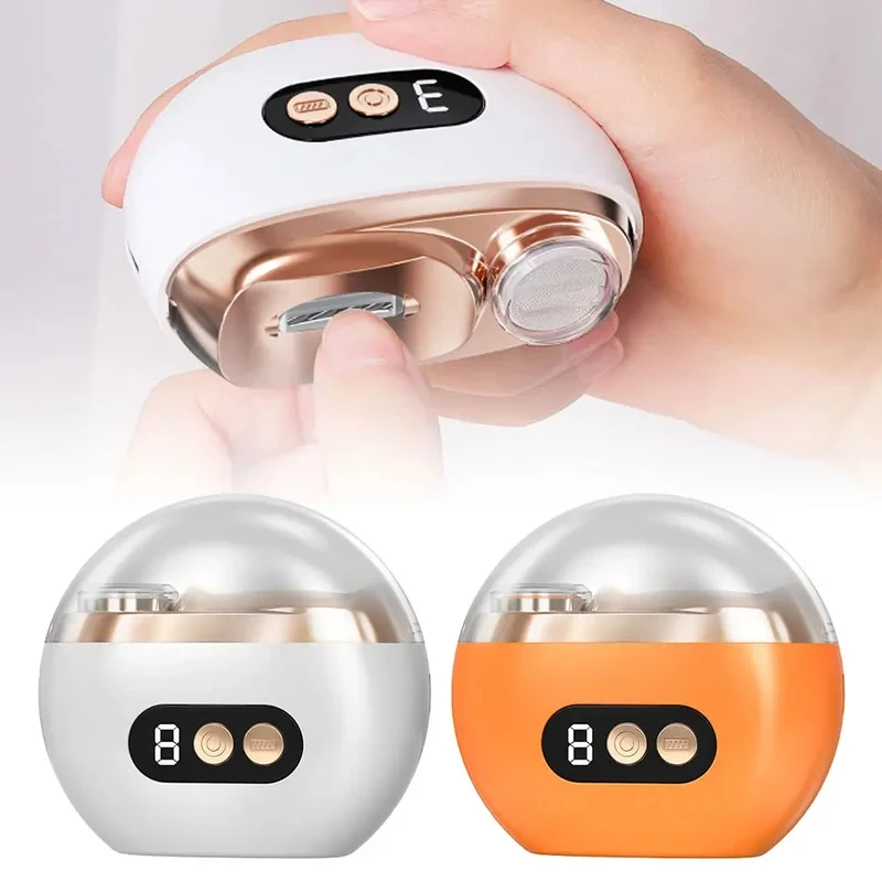 2 In 1 Electric Nail Clippers Manicure Anti-Splash Nail Trimmer for Baby Finger Toe Scissors Pedicure Thick Nails Cutter Tools - view 3