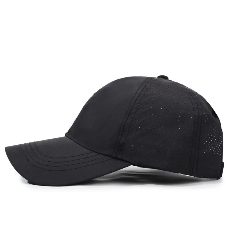 Neue Sommer-Baseballkappe für Damen mit Kreuzband für Pferdeschwanz, Leichte Schnelltrocknende Atmungsaktive Sonnenhut – Detail 6