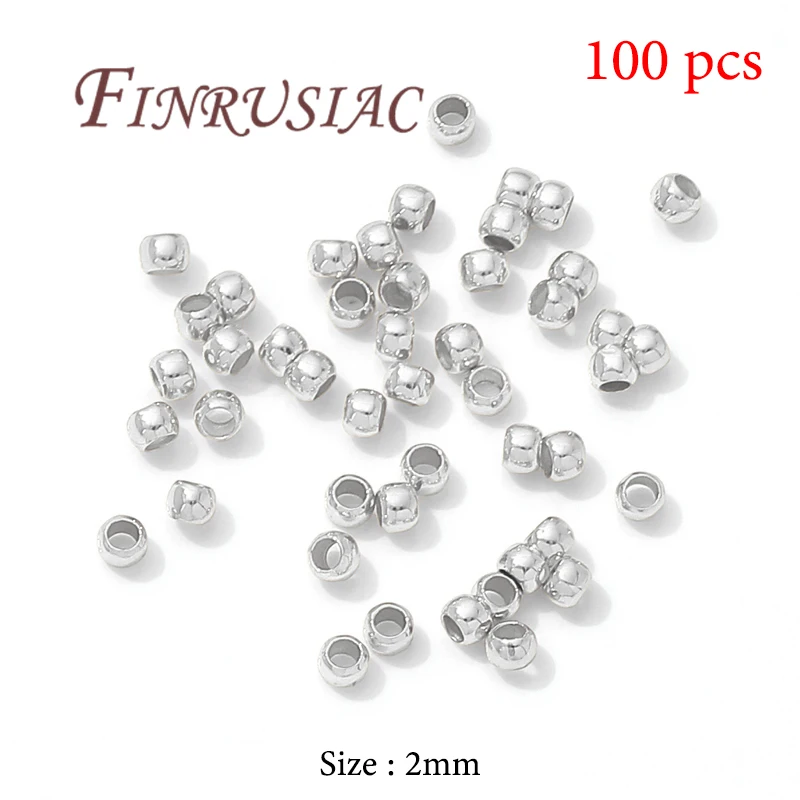 18K vergoldete Crimp-Perlen für die Schmuckherstellung, Crimp-Röhren-Endperlen, Drahtschutz für Schmuck, DIY-Zubehör
