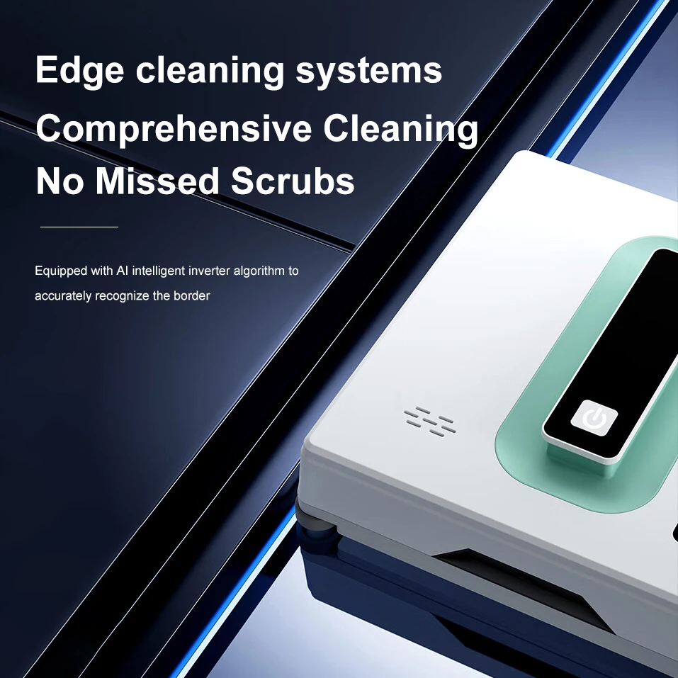 PuRuiKai robot elettrico automatico per la pulizia dei vetri Robot aspirapolvere, con telecomando APP, spray automatico a due vie