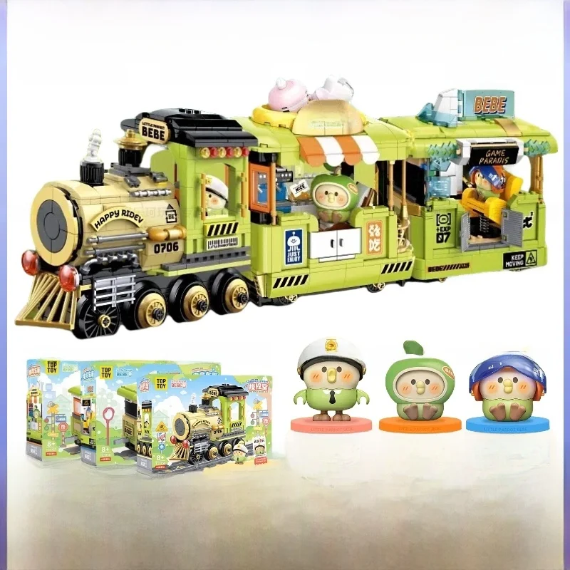 toptoy-building-blocks-train-toy-for-boys-and-girls-trendy-gift-for-children's-day-small-parrot-bebe-time-train