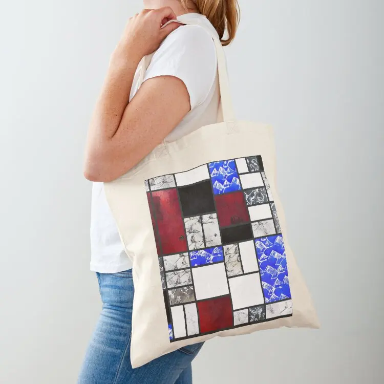 

Mondrian mania Tote Bag bags luxury women tote bag custom Women's shopper bag hand ladies