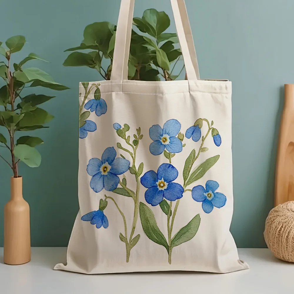 

Pleasant Visual Experience Durable Polyester Lightweight Foldable and Reusable Shoulder Storage Bag Spacious Tote for Shopping