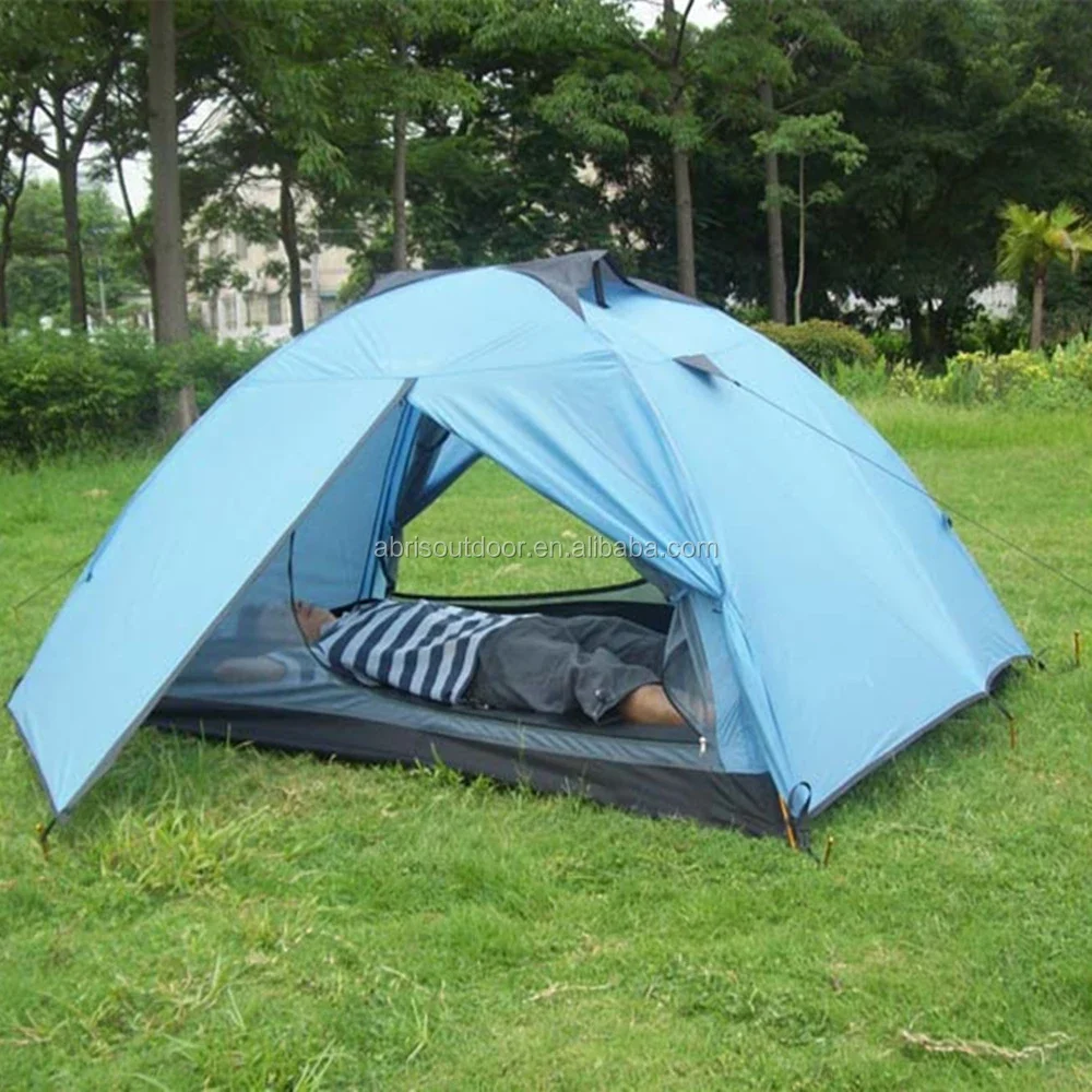 1-2 رجل خيمة خفيفة الوزن المشي لمسافات طويلة الظهر الخيام النسيج وأعمدة الألومنيوم للتخييم في الهواء الطلق مع النايلون 6306220090 #3