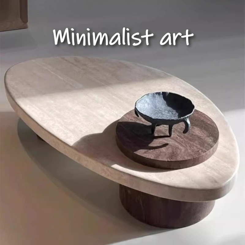 

Marble Hardcover Coffee Table Modern Fashion Sofa Side Table Decor Items Living Room Center Decor Design Home House Furniture