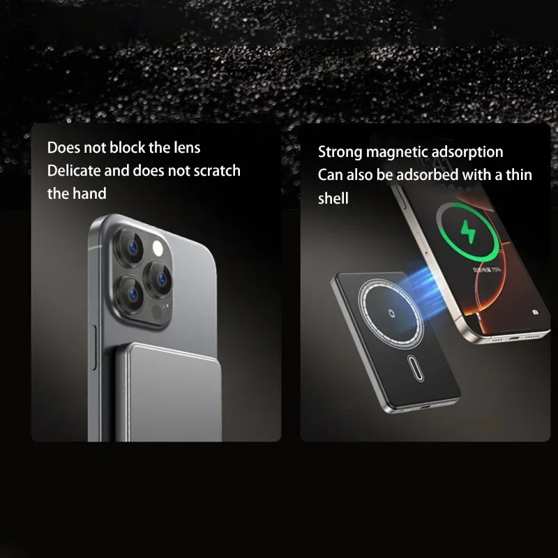 Xiaomi Mijia 50000mAh بنك طاقة لاسلكي مغناطيسي محمول PD شحن سريع بطارية خارجية لـ Magsafe لهاتف iPhone Samsung