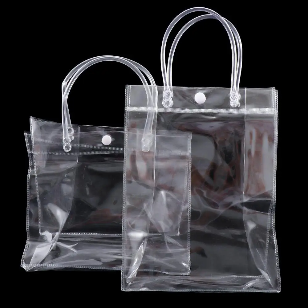 

Approved Gift Environmentally Purse Shoulder Friendly PVC Transparent Plastic Bag Handbag