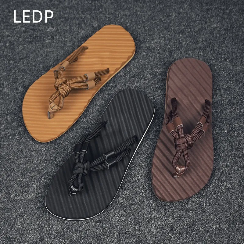 

Explosive Men's Summer Flip-flops Trendy Shoes Summer Trend Fashion All-match 2023 Best-selling Designer Replica Men's Shoes