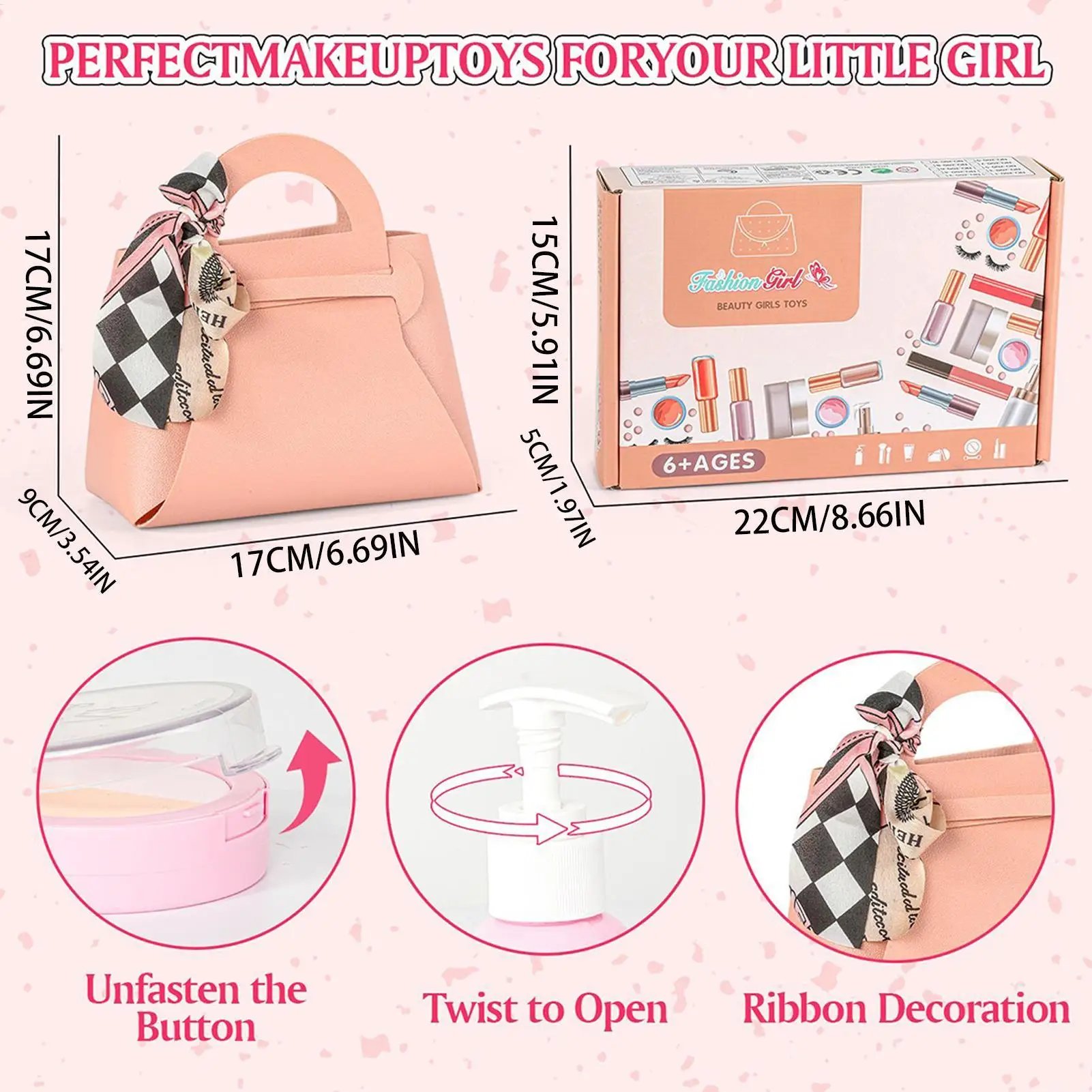 子供用ごっこ遊びメイクセット、ロールプレイ、クリエイティブゲーム、安全なフェイクメイクセット、女の子、男の子向け、発達促進、楽しい集まり、家族向け
