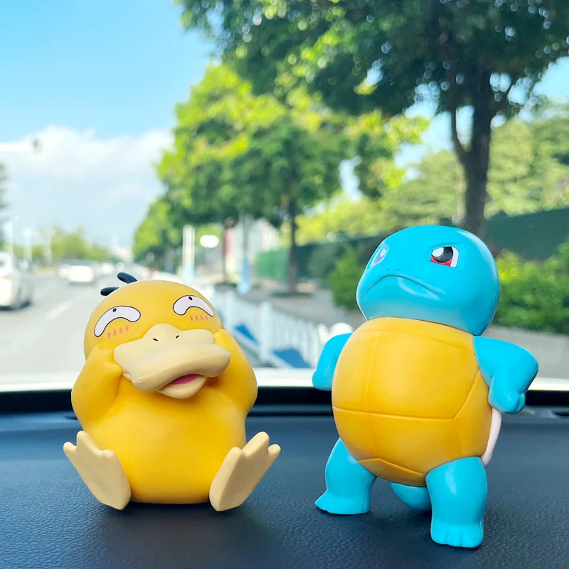 

Hot Sale Pokemon Psyduck Bobble Head Car Decor Cute PVC Nodding Duck Figure for Car Dashboard Interior Anime Fan Gift