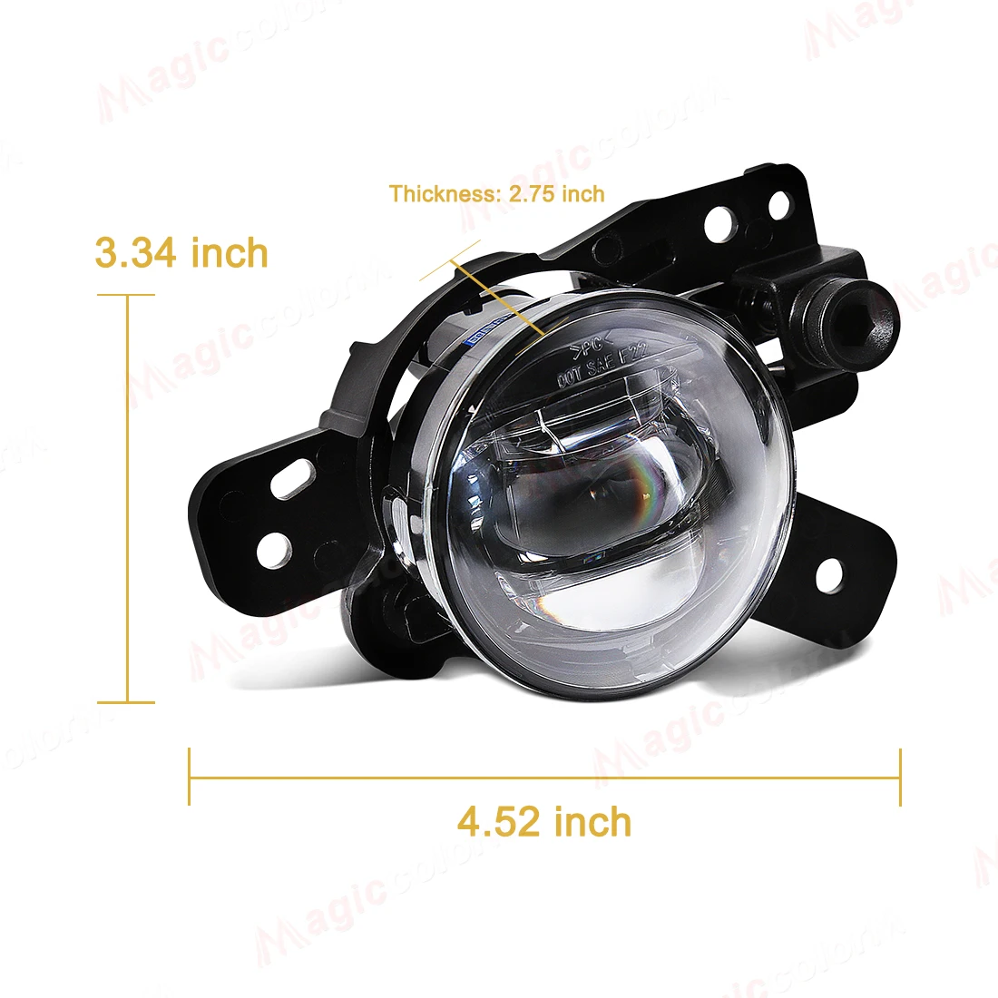 DLAA LED الضباب الخفيف لشروليه كولورادو 2023 2024 مصباح الضباب المصد الأمامي المصابيح الأمامية القيادة فوجليت اكسسوارات السيارات 12 فولت #4