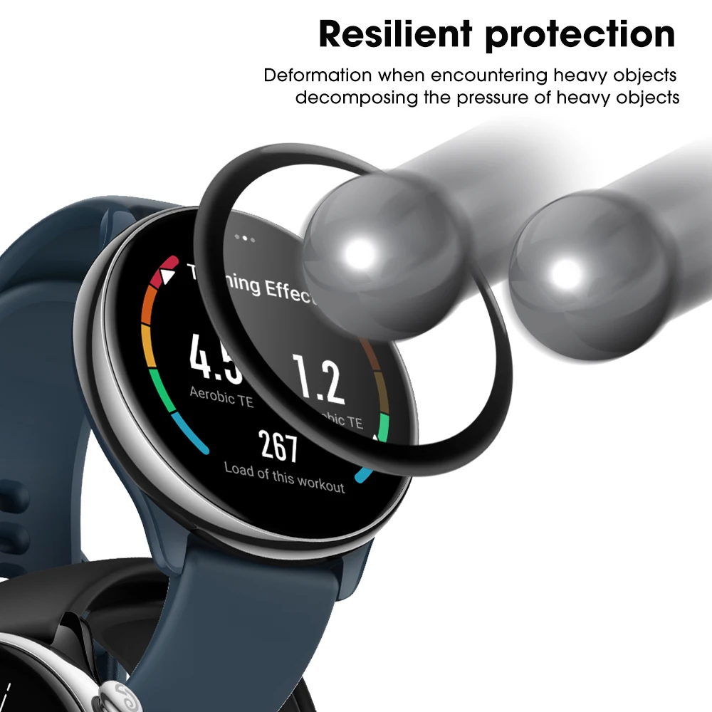 Para Amazfit GTR Mini Protector de pantalla SmartWatch película protectora cubierta de pantalla suave para Huami Amazfit GTR Mini no vidrio templado