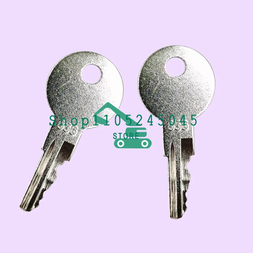 

50 шт. новых ключей зажигания 556 642628, совместимых с мини-погрузчиками Ford L35, L120, L160, L170, L175, L180, L185, L190, L250