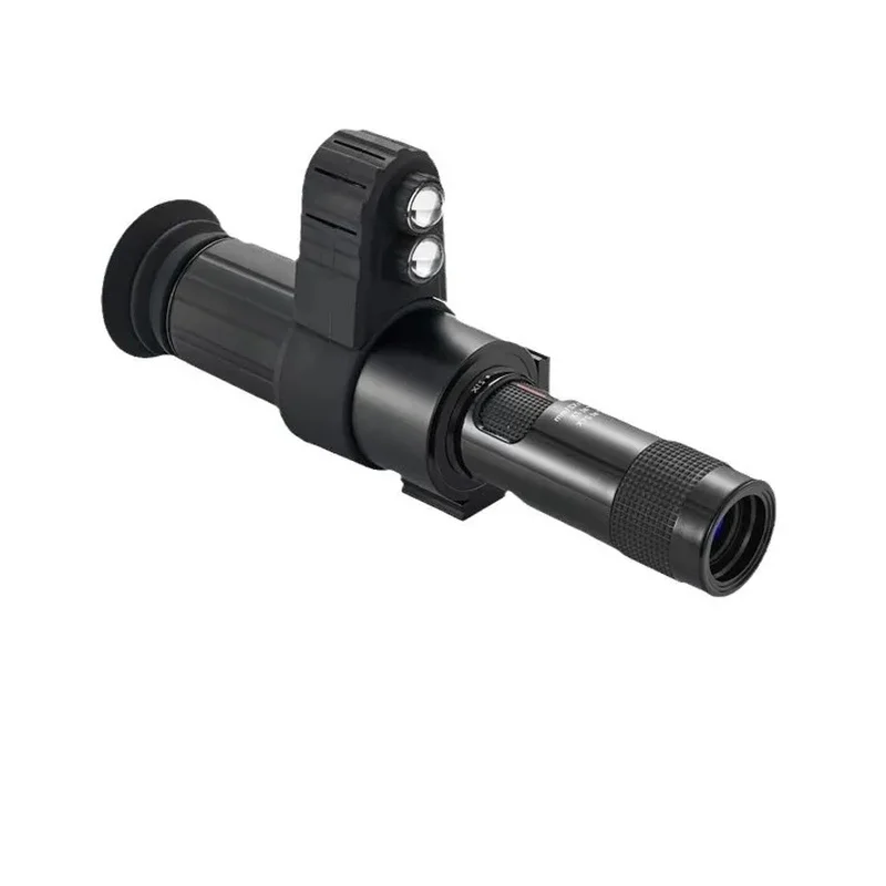 7X Night Vision Monocular with Crosshair, IP54 Waterproof Handheld Telescope for Day/Night Outdoor