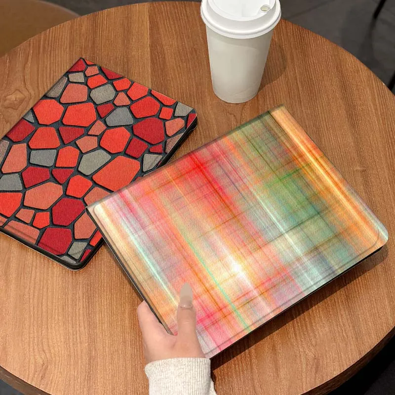 

Colorful Grid Pattern Design Gift Tablet Case For Lenovo Xiaoxin Legion Pad Tab Pro GT Y700 Gen4 2 11 P11 M10 K10 3rd Plus Gen