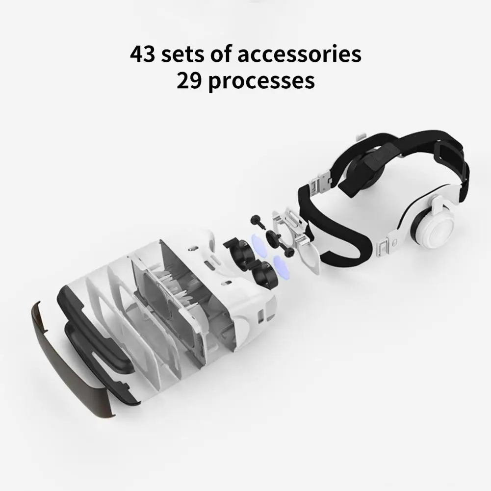 

1 Set Smart Detachable Earphone High Fidelity Stereo Sound Volume Adjustment Virtual Reality Glasses Home VR Headset