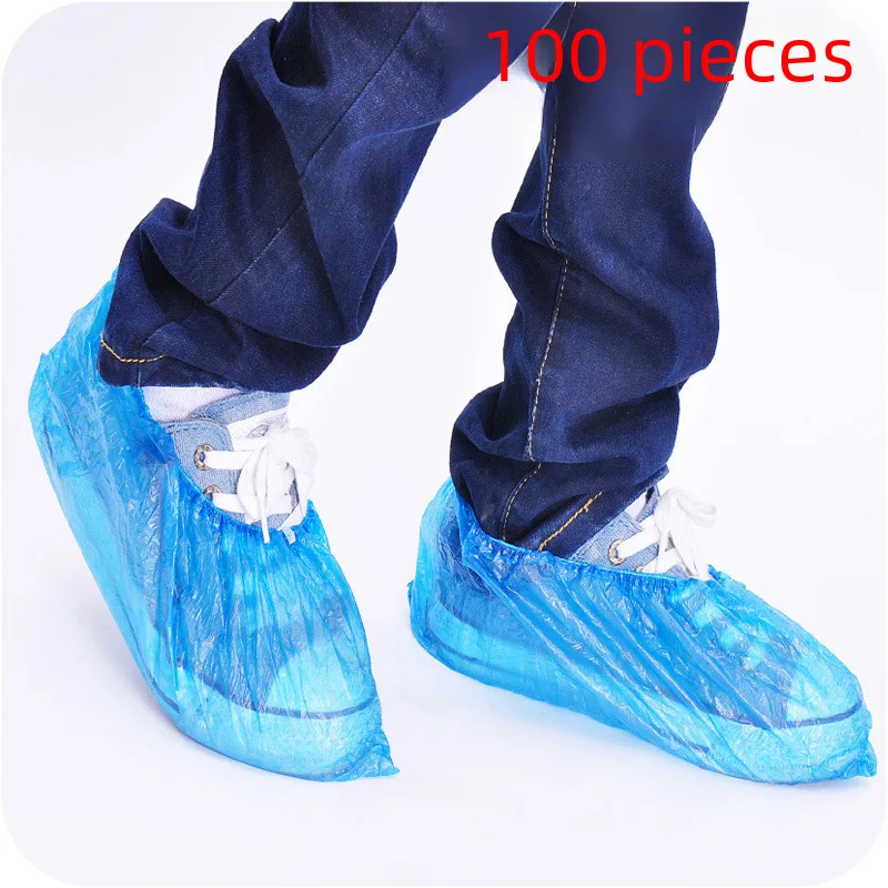 Disposable Shoe Cover Household Thickened Indoor Waterproof and Hard-Wearing Non-Slip Data Center Student Adult Hospitality Plas