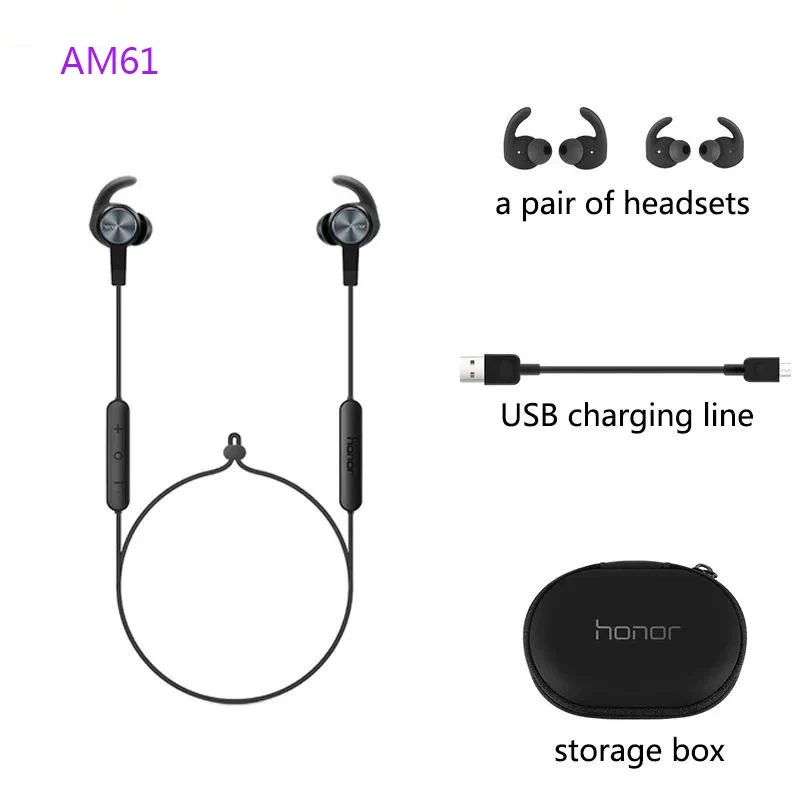 New original xsport am61 headset bluetooth wireless connection with microphone in-ear charging simple headset for iOS Android