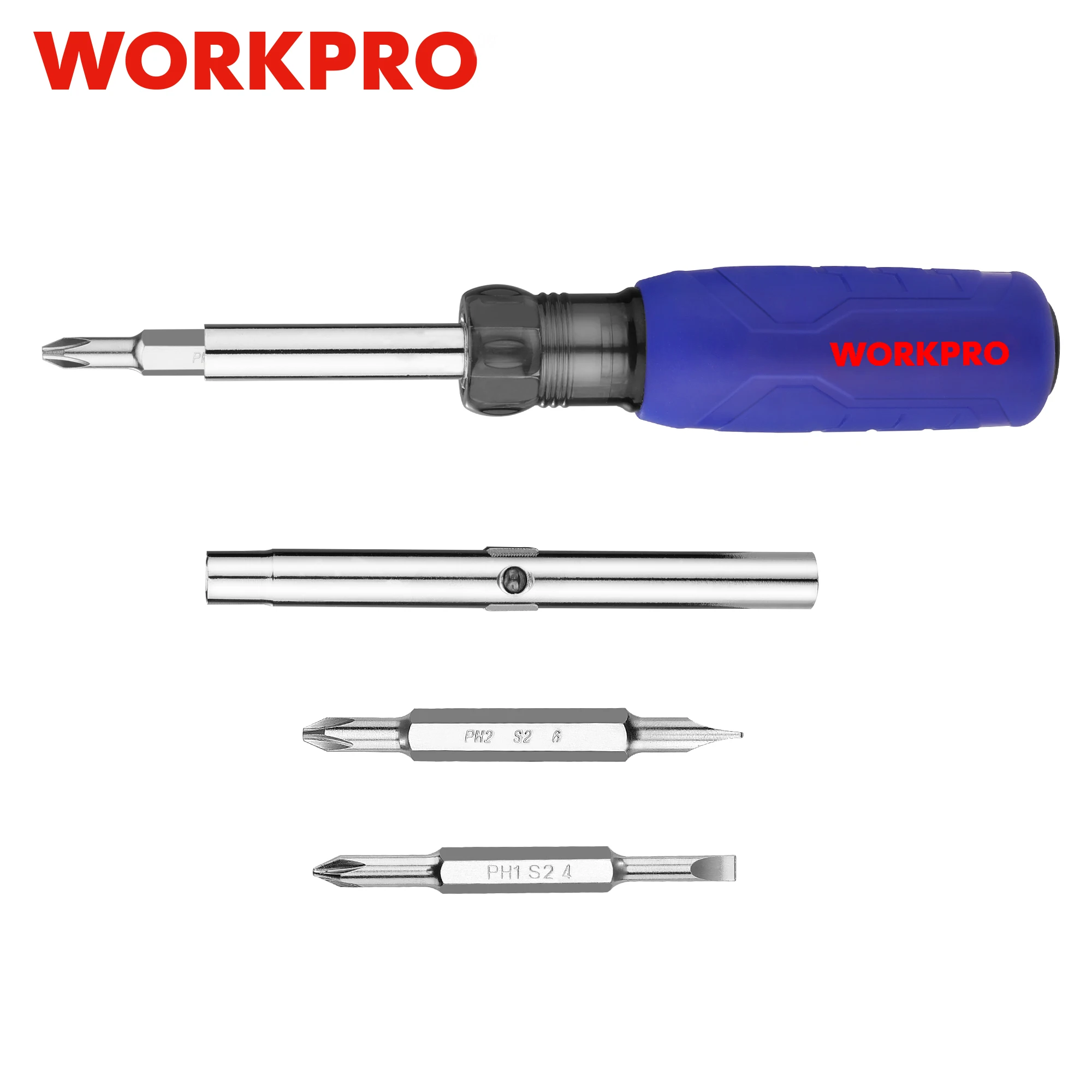 workpro em multi bit chave de fenda conjunto phillips chave de fenda dupla cabeca kit chave de fenda domestica multifuncoes ferramentas manuais 01