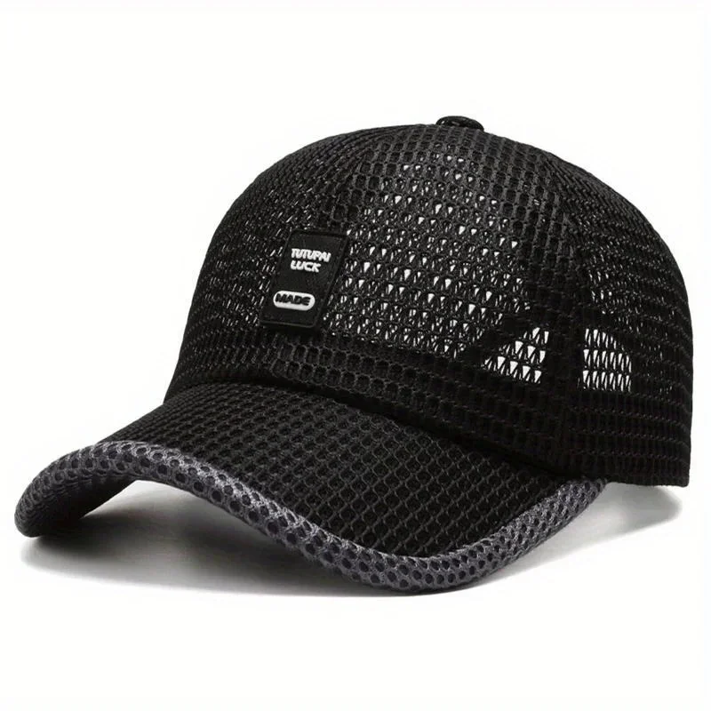 Summer Mesh Baseball Cap for Men Adjustable Breathable Caps Quick Dry Running hat Baseball Cap for Men Women Outdoor Sports