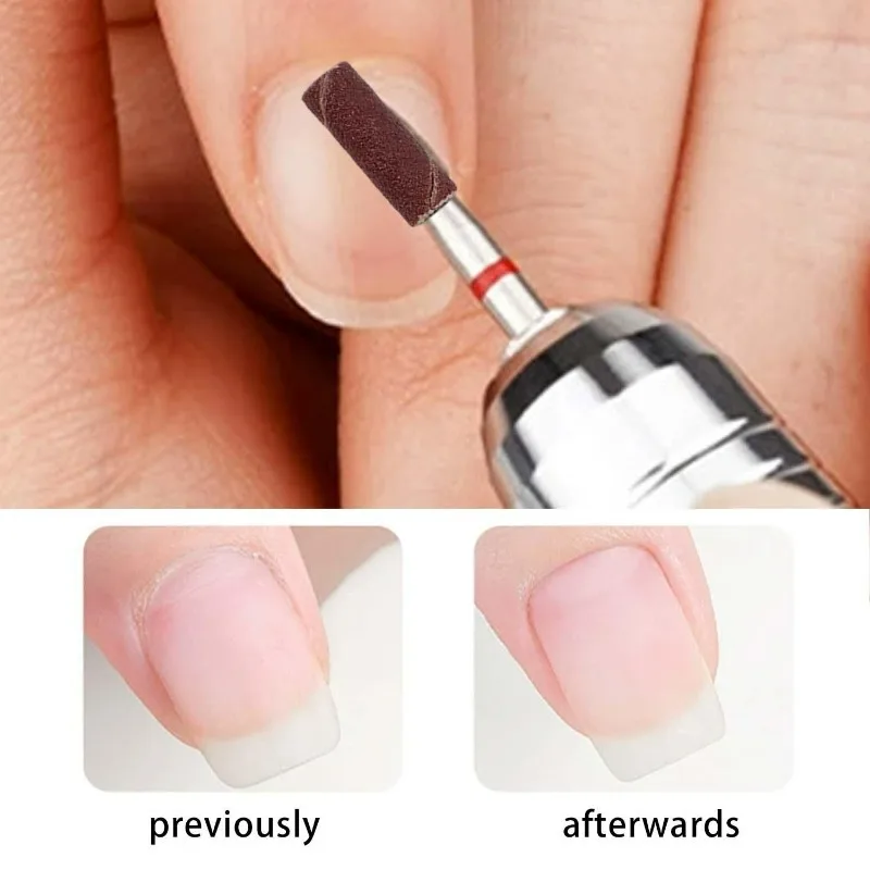 50/200 قطعة مجموعة أربطة الرملي الصغيرة مسمار مثقاب الخشب مانيكير طحن خواتم اكسسوارات لإزالة الاكريليك هلام أدوات تلميع الأظافر