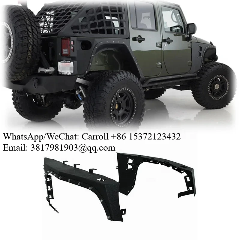 

Spedking High Quality Products Fender Flares Steel Material For Jeep Wrangler JK 2007-2017 Car Fenders